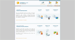 Desktop Screenshot of contentworld.com